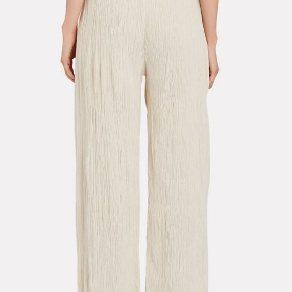 SAVANNAH MORROW Flow Organic Cotton Wide-Leg Pants - Picture 4 of 8